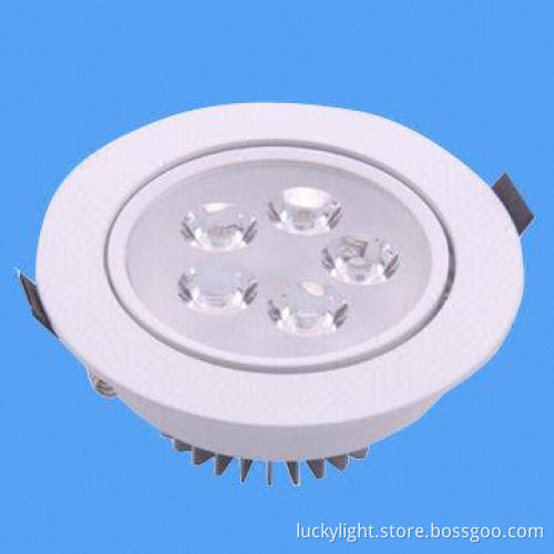 5W Embedded LED Ceiling Spotlight with 100 to 240V AC Input Voltage, CE/RoHS Marks